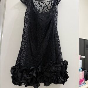Guess Black Lace Dress